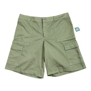 Wild Fable Olive Green Cargo Shorts High Rise Utility Women's Size Large NWT